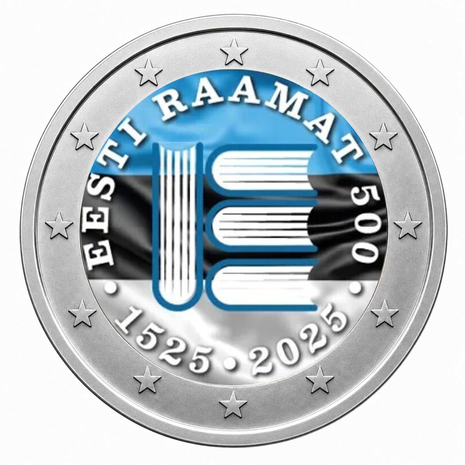 2 Euros Raamat 500 (Coloured)